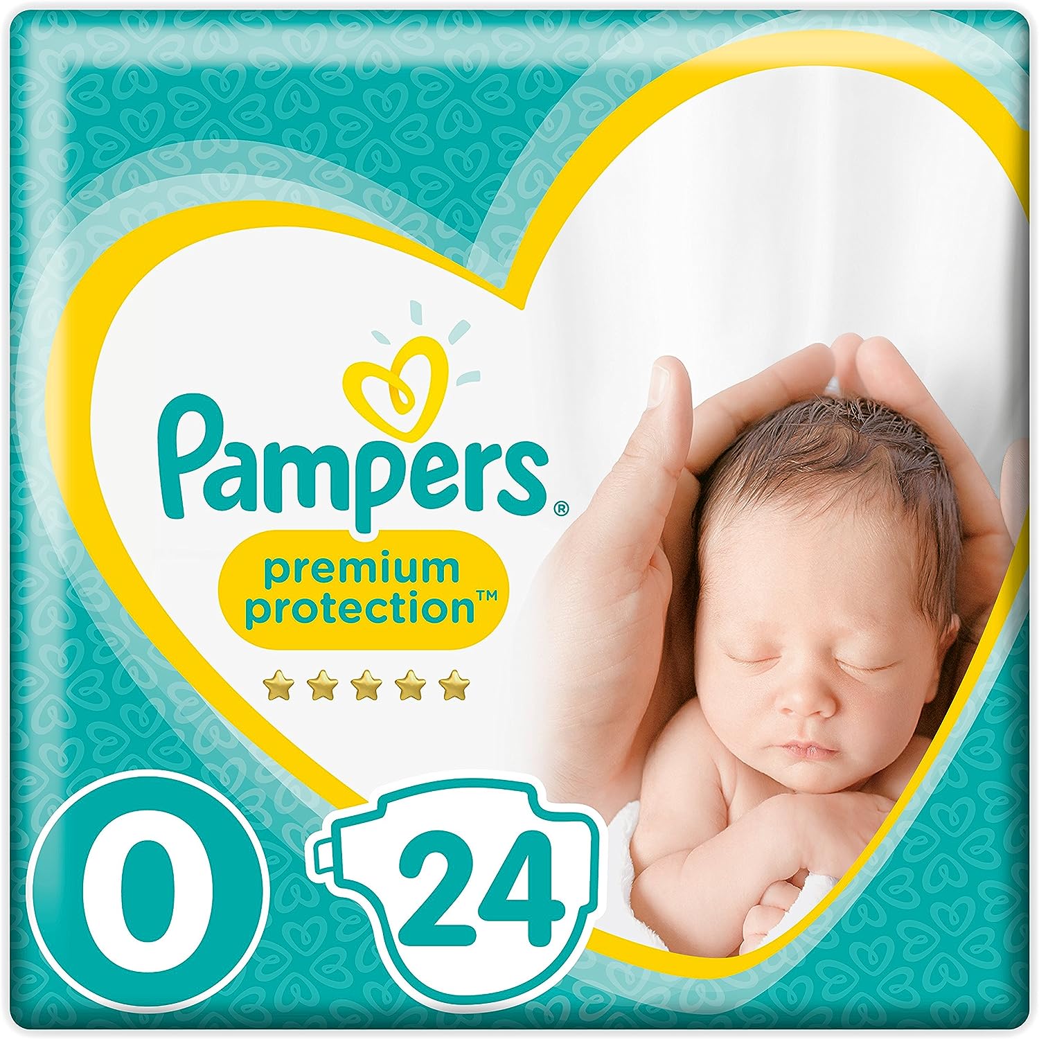 251103210353251_1 Pampers Premium Protection Baby Nappies, Size 0 Micro (1.5-2.5 kg) Carrying Pack, Pack of 1 (1 x 24 Items) - Image 1
